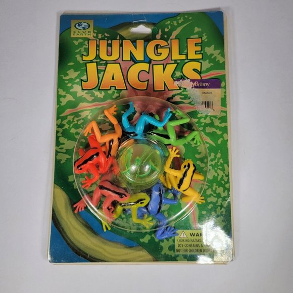 Club Earth Frog Jungle Jacks ages 4+ NEW NIP Zany‎ Brainy - Picture 1 of 4